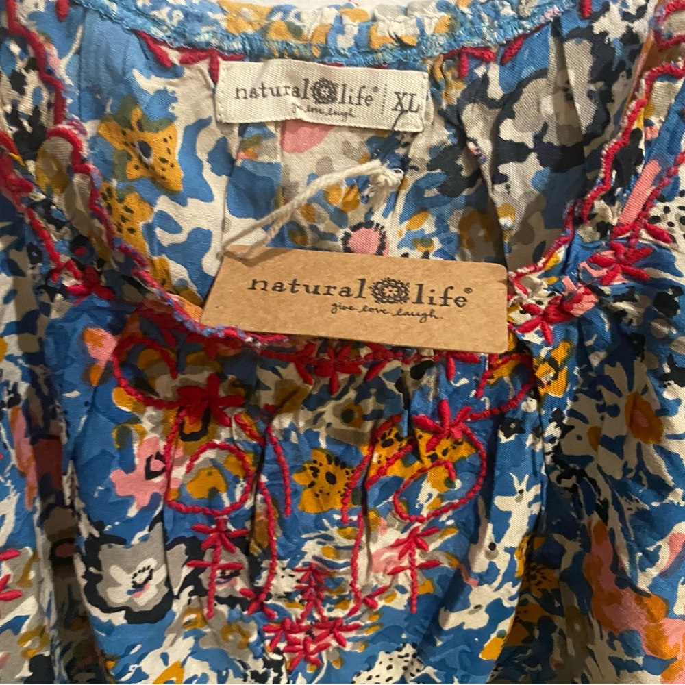 NATURAL LIFE Multicolor Floral Camisole - Picture 3 of 5